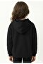 Children's Sweatshirt Collar School Hoodie Thick Fabric School Wear - Black - 3