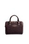 Brown - Brown Suede Women's Handbag Sp1091