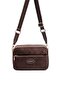 Brown - Brown Suede Women's Crossbody Bag Sp1267