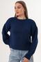Women's Crew Neck Knitwear Knitted Sweater 255449 - - 3