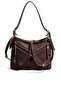 Brown - Brown Suede Women's Shoulder Bag Sp1268 - 6