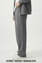 Unisex Baggy Sweatpants Wide Leg with Pockets and Patches Lace-Up Winter 3 Thread - 3