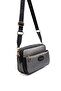 Platinum - Women's Crossbody Bag with Black Logo Sp1267 - 2