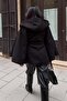 Hooded and Belted Poncho 7081 R11-A-K2 - 5