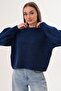 Women's Crew Neck Knitwear Knitted Sweater 255449 - - 2
