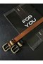 2-Piece Antique Finish Tarnish-Free Women's Trouser Belt, Coat Belt, Dress Belt, Shirt Belt - 3