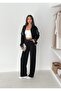 Women's Modal Fabric Paneled Baggy Tracksuit Set Relaxed Fit Sporty Chic Modal Fabric Baggy Tracksuit Set - 8