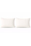 Ranforce 100% Cotton Pillowcase Set of 2 Cream