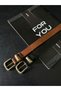 2-Piece Antique Finish Tarnish-Free Women's Trouser Belt, Coat Belt, Dress Belt, Shirt Belt - 2