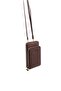 Brown - Brown Suede Women's Phone Bag Sp1011 - 2