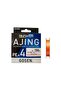 الإجابة Ajing PE4 Braid 150mt 0.2PE LRF Line Fishing Line كوكتيل برتقالي
