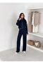 Women's Modal Fabric Paneled Baggy Tracksuit Set Relaxed Fit Sporty Chic Modal Fabric Baggy Tracksuit Set - 3