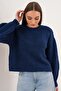 Women's Crew Neck Knitwear Knitted Sweater 255449 -