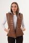 Women's Jersey Hooded Puffer Vest 255316 - - 2