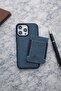 iPhone 11 Blue Color Luteni Leather with M-Safe Feature Case and Leather with M-Safe Feature Card Holder