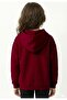 Children's Sweatshirt Collar School Hoodie Thick Fabric School Clothing - Burgundy - 3