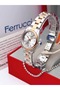 Steel Strap Calendar Minimal Case Women's Wristwatch 3 Atm 2 Years Warranty + Bracelet Gift - 2