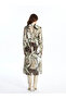 Lcwaikiki Classic Mixed Pattern Long Sleeve Women's Shirt Dress - 6