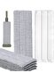 Flat Mop Refills 6 PCs Wet and Dry Pads for Floor Cleaning Microfiber Mop Head replacement