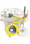 Spin Mop Telescopic Handle, Base, 2 Refills for Floor Cleaning, 360° Spinning Mop Bucket - 2