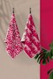 Set of 2 100% Cotton Hand/Face Towels - 50X70 cm – Colorful with Leopard Pattern