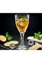 6 Pieces Lux Footed Coffee Side Water and Soft Drink Glass Presentation Glass 250 ml - 5