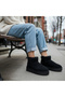 Women's Suede Mini Boots Thick Sole Fur Inside Winter Daily Comfortable Boots - 4