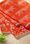 Set of 2 100% Cotton Hand/Face Towels - 50X70 cm – Colorful with Leopard Pattern - 2