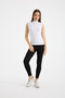 Women's White Sleeveless Bodysuit - 5