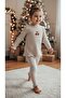 Girl's Cherry Corded Fabric Cotton Top and Bottom Set - 2