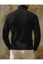 Black Slim Fit Turtleneck Fisherman Men's Sweater – Winter, Comfortable and Modern - 3