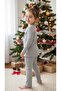 Girl's Cherry Corded Fabric Cotton Top and Bottom Set - 3