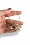 Cat Hair Storage Capsule Keepsake Gift Transparent Cat-Shaped Keychain Charm Accessory - 3