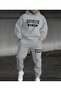 Brooklyn Printed Unisex Women/Men Hooded Oversize Bottom/Upper Tracksuit Set