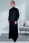 Hajj Umrah Clothes/Front Buttons Hidden and Long Sleeve Buttoned Pocket/Prayer Robe