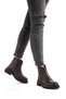 Shoes Zipper Detailed Genuine Leather Brown Skin Casual Stylish Comfortable Women's Boots - 2