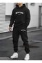 New York Usa Printed Unisex Women/Men Hooded Oversize Bottom/Top Tracksuit Set
