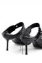 Black High Heels Thin Heels 7cm Heels Elegant V Stylish - 4