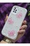 Samsung Galaxy A51 Compatible Pink Bow & Pearl Detailed Glittery Epoxy Phone Case - 5
