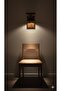 Classic Wall Sconce with Wood and Gold Japanese Hat
