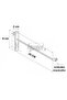 100 Pieces 25 cm Deluxe Black Wire Board Hook with Protective Rubber - Extra Strong - Shelf Hanger - Shelf Hook - 6