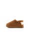®   I Mandurah Rjuggys Women's Embroidery Detailed Fur-Lined Slippers Sandals - 3