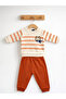 100% Cotton Interlock Baby Set - Breathable, Domestic Production, Soft Fabric 2-Piece Set - 4
