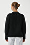 Women's Alexa Tok Textured Black Pocket Cardigan - 6