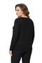 Women's Black Crew Neck Stone Blouse Bgl-St05155 - 4