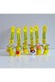 Set of 6 Keychains – Bag Ornament - 2
