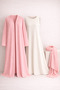 Maternity Set, Set of 3 Abaya + Inner Dress + Shawl, Maternity Photoshoot, Baby Shower Dress - 2