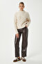 Women's Drew Soft Texture Stone Hair Braided Knitwear Sweater 3020 - 7