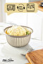 3-Piece Economical Linea Round Bowl Set Beige (3 X 2 Liters) - 2