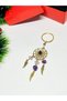 Dream Catcher Amethyst Stone Keychain – Natural Stone – Stylish & Meaningful Gift - 7